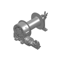 Series 1400KC Galvanized worm gear winch with brake