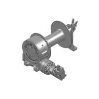 Series 1600KC Galv Worm Gear Winch with Brake