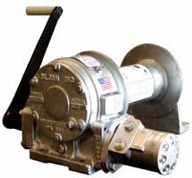 Custom Designed Hydraulic Worm Gear Winch Image