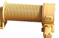 Custom Engineered Worm Gear Hydraulic Winch Image